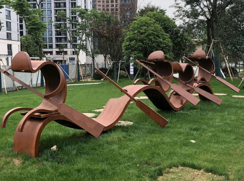 山南锈钢板造型